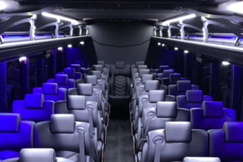 Broken Arrow Charter Bus Interior