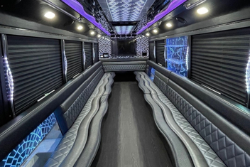 Broken Arrow Party Bus Interior