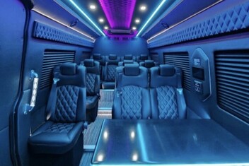Broken Arrow Sprinter Bus Interior