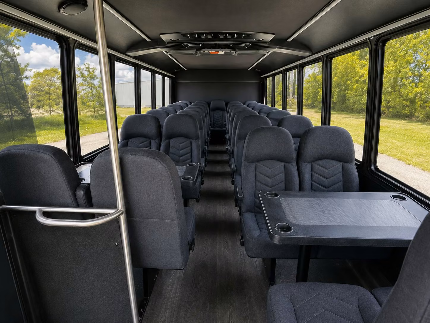 18 passenger minibus inside