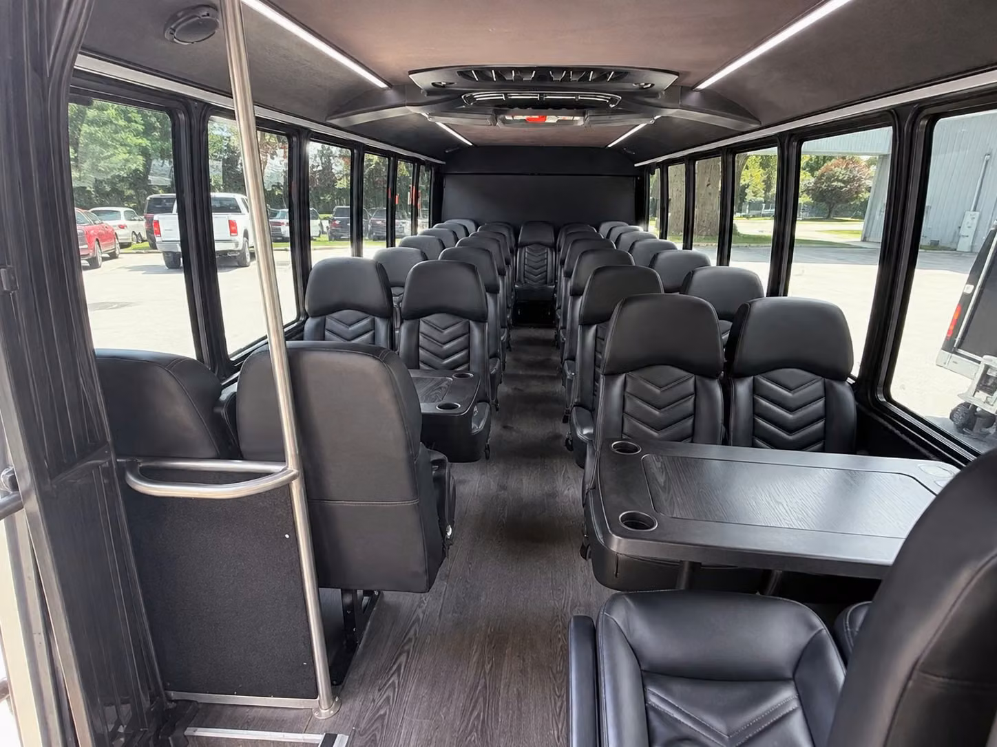 18 passenger minibus interior