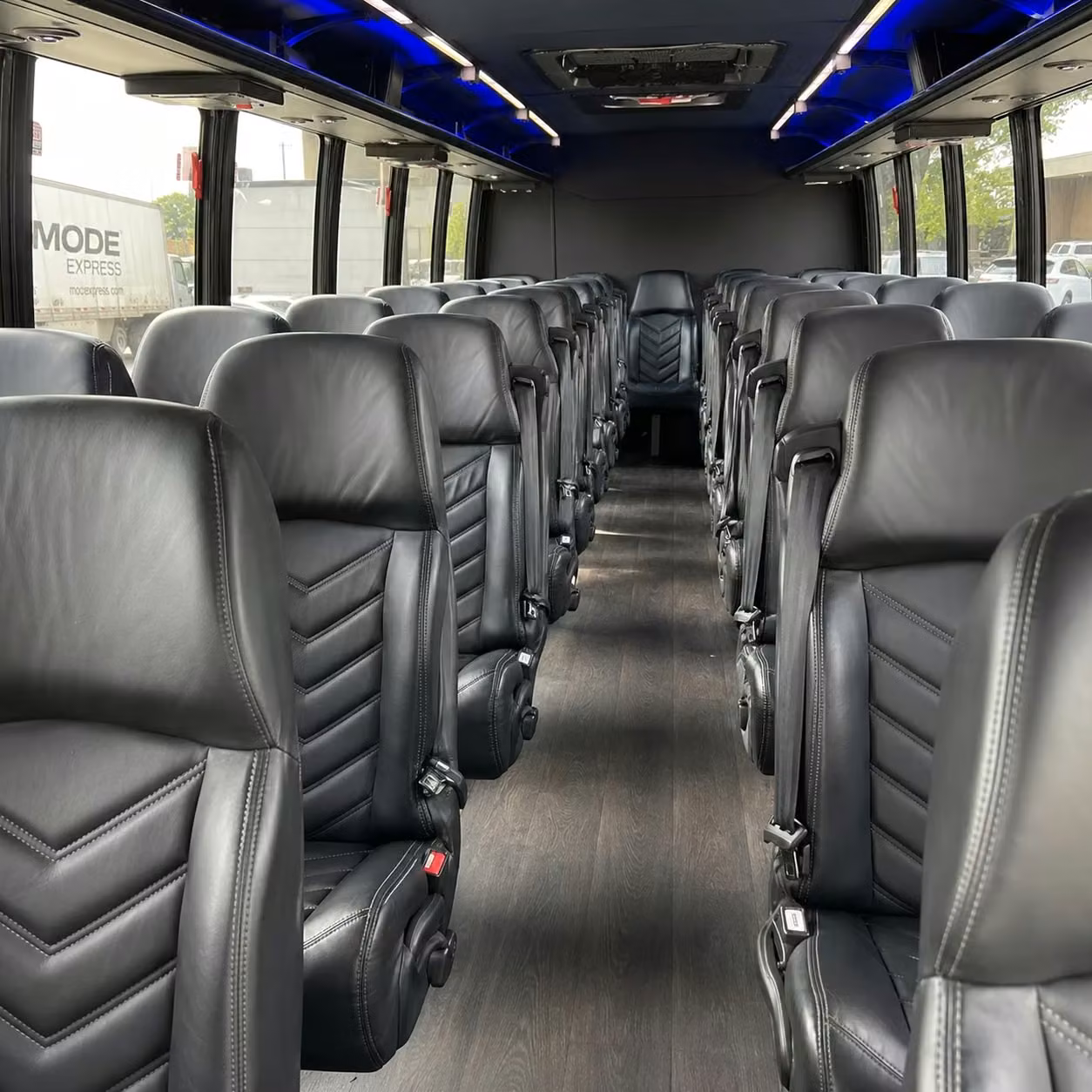 25 passenger minibus inside
