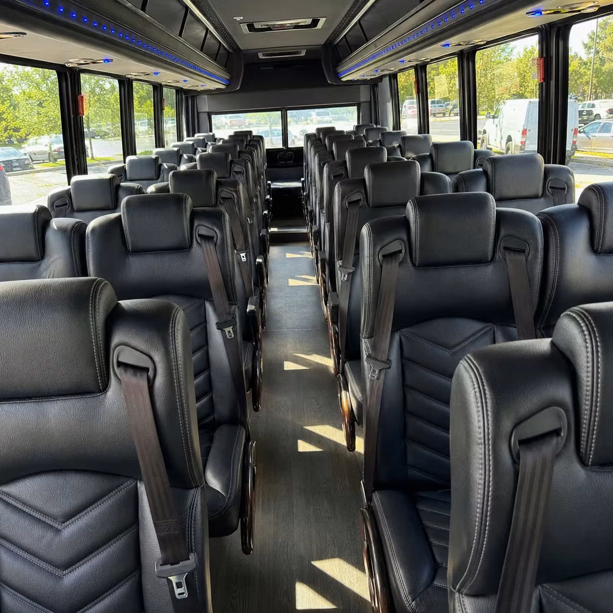 30 passenger minibus inside