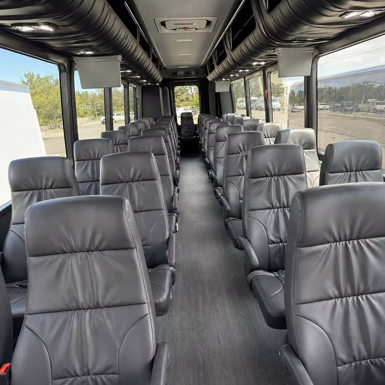 35 passenger minibus interior