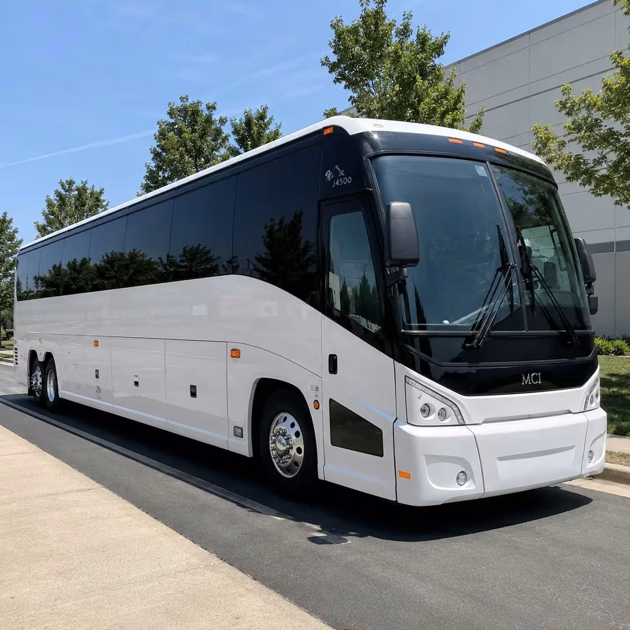 56 passenger charter bus