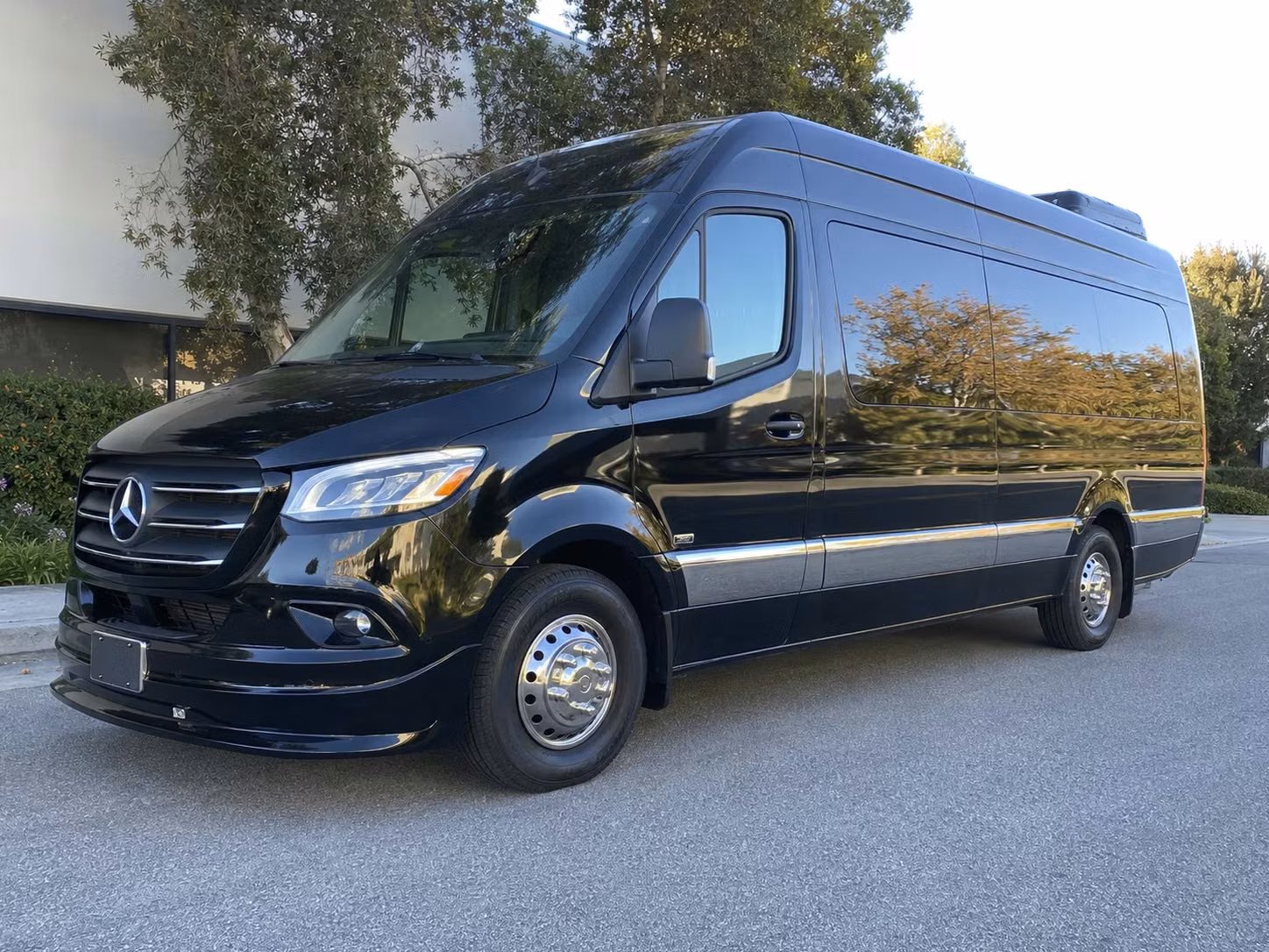sprinter vans and executive transportation for bridal parties in broken arrow